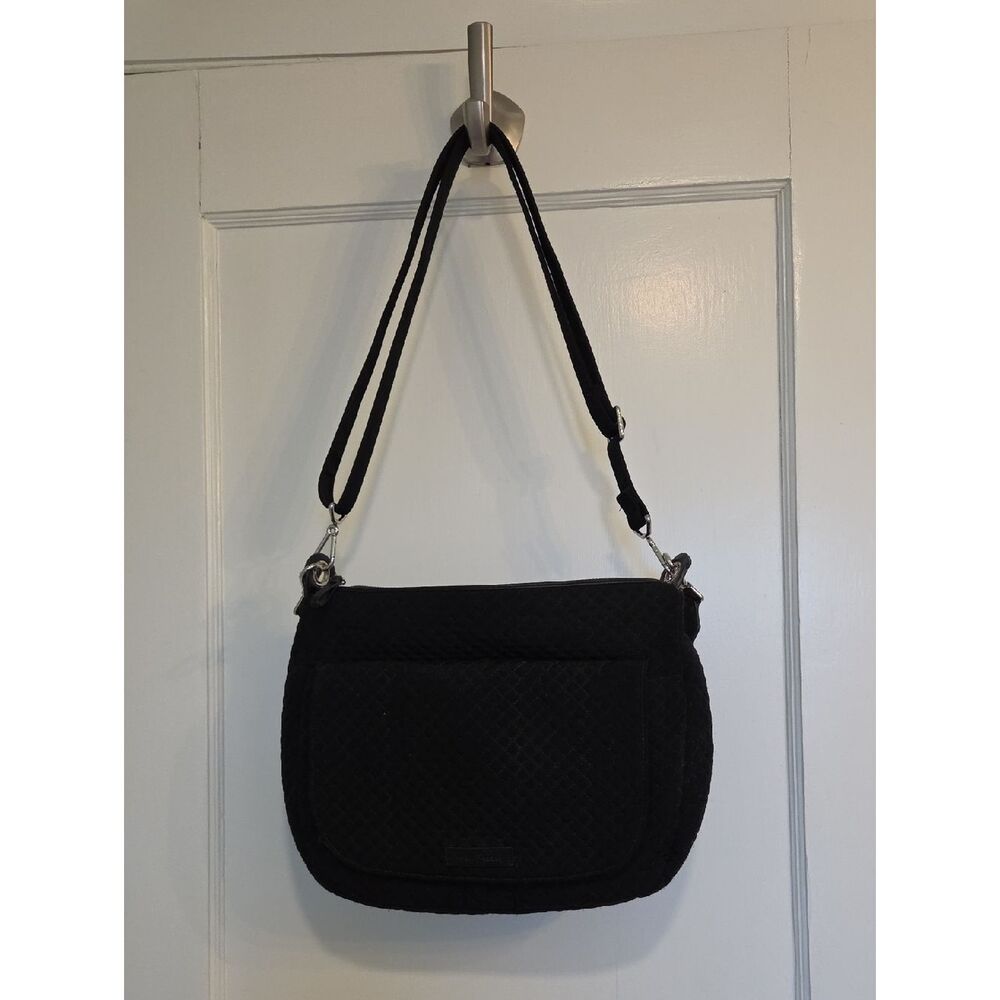 Vera Bradley Quilted Black Crossbody Shoulder Bag